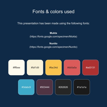 Another Day Social Media presentation template 