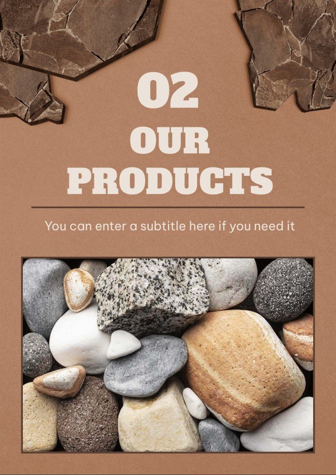 Catálogo de tipos de rocas Google Slides e PowerPoint