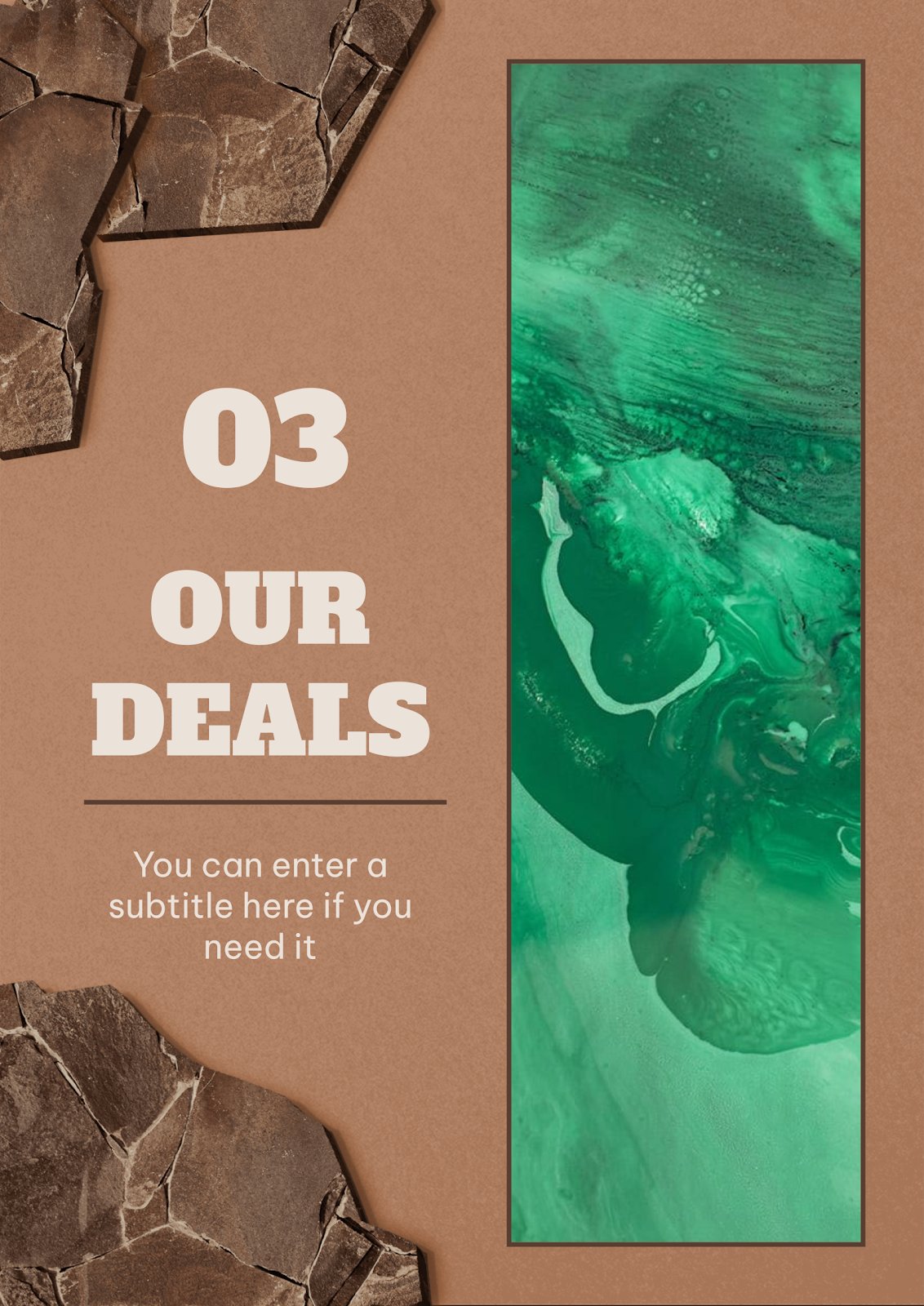 Catálogo de tipos de rocas Google Slides e PowerPoint