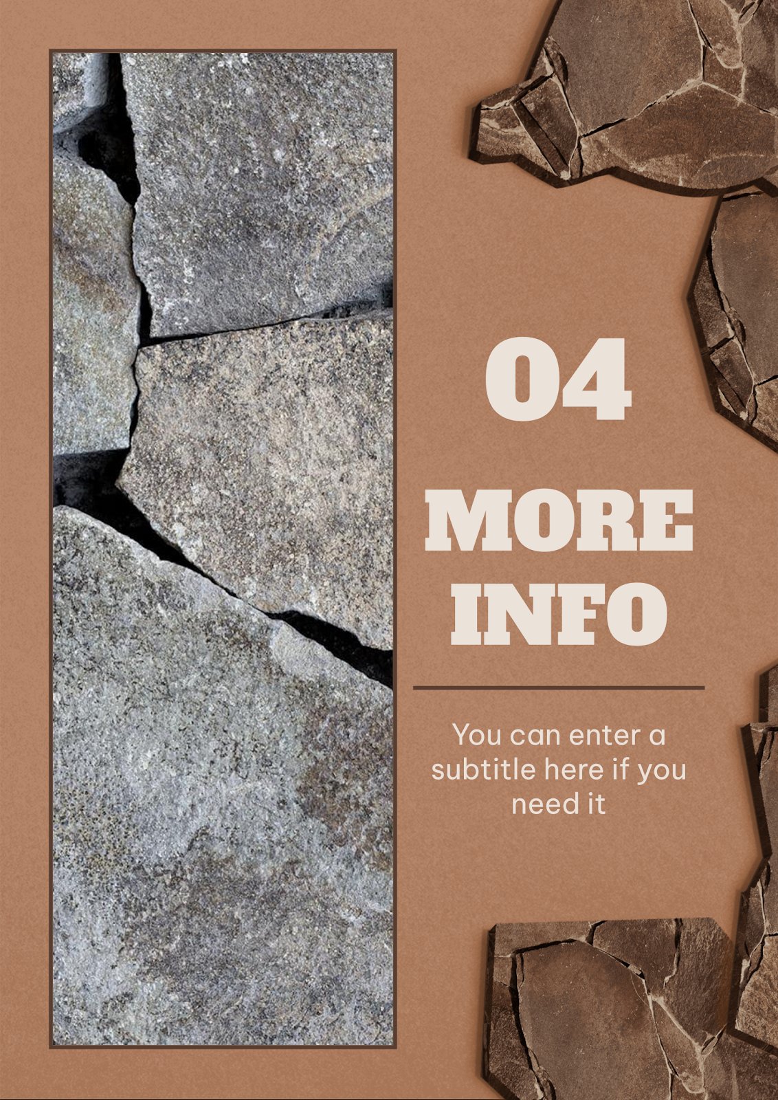 Catálogo de tipos de rocas Google Slides e PowerPoint