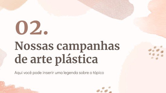 Plantilla de presentación Tema de artes plásticas en acuarela para marketing