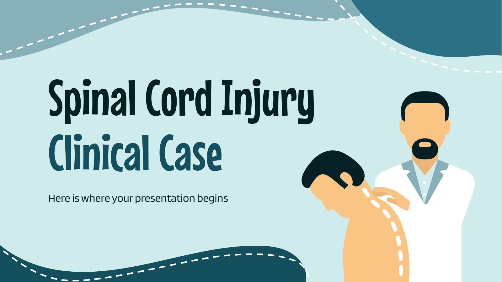 Spinal Cord Injury Clinical Case Google Slides & PowerPoint