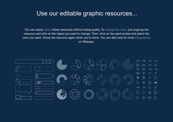 Abstract Lines Thesis Defense Program Brochure presentation template 