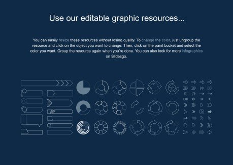 Abstract Lines Thesis Defense Program Brochure presentation template 