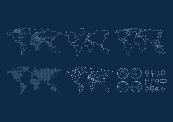 Abstract Lines Thesis Defense Program Brochure presentation template 