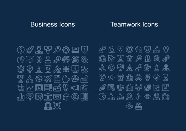 Abstract Lines Thesis Defense Program Brochure presentation template 