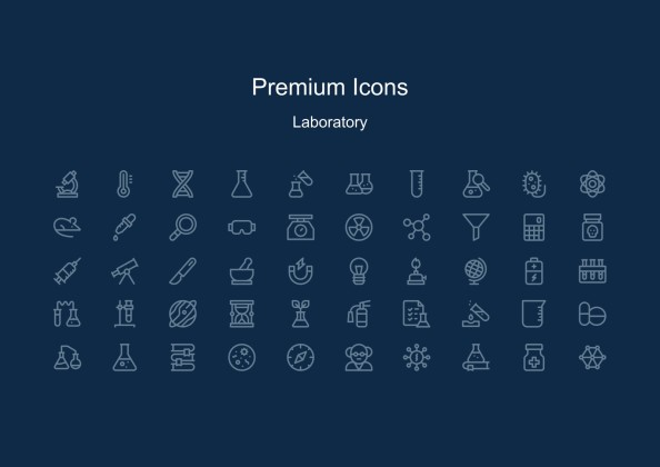 Abstract Lines Thesis Defense Program Brochure presentation template 