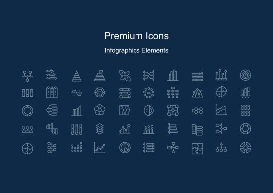 Abstract Lines Thesis Defense Program Brochure presentation template 