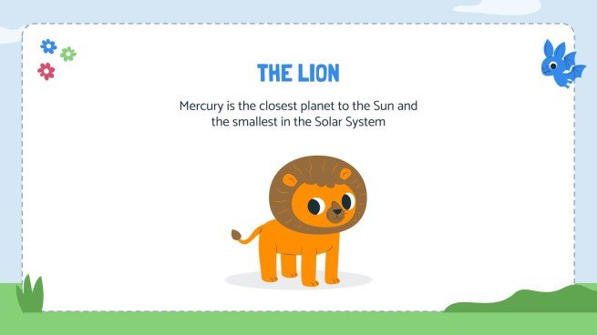 Animal Walk Movement Cards presentation template 