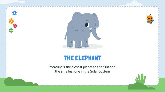 Animal Walk Movement Cards presentation template 