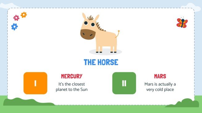 Animal Walk Movement Cards presentation template 