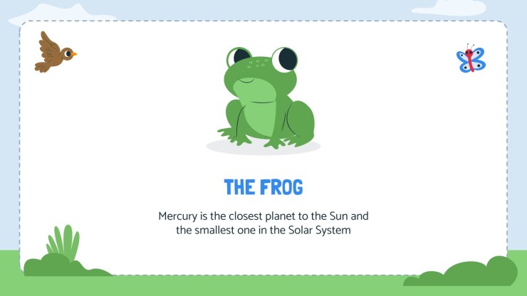 Animal Walk Movement Cards presentation template 