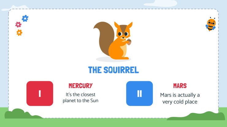 Animal Walk Movement Cards presentation template 