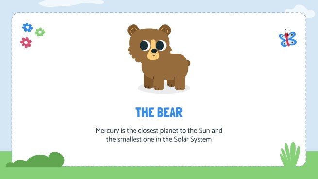 Animal Walk Movement Cards presentation template 