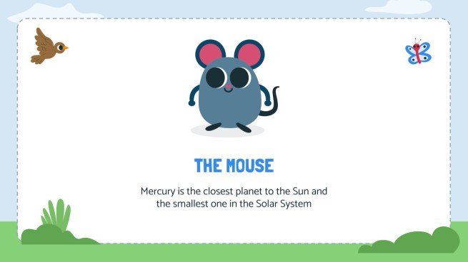 Animal Walk Movement Cards presentation template 