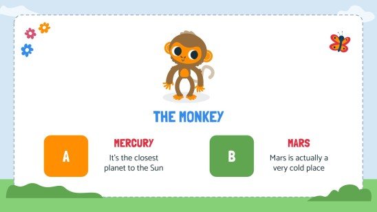 Animal Walk Movement Cards presentation template 