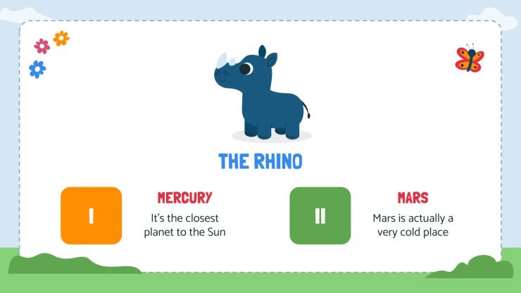 Animal Walk Movement Cards presentation template 