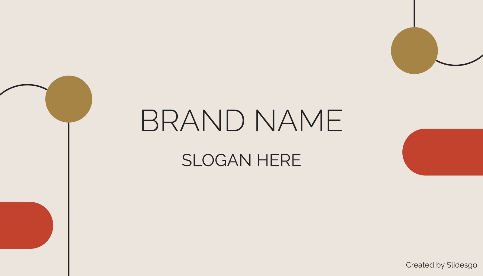 Simple Business Card Google Slides & PowerPoint template