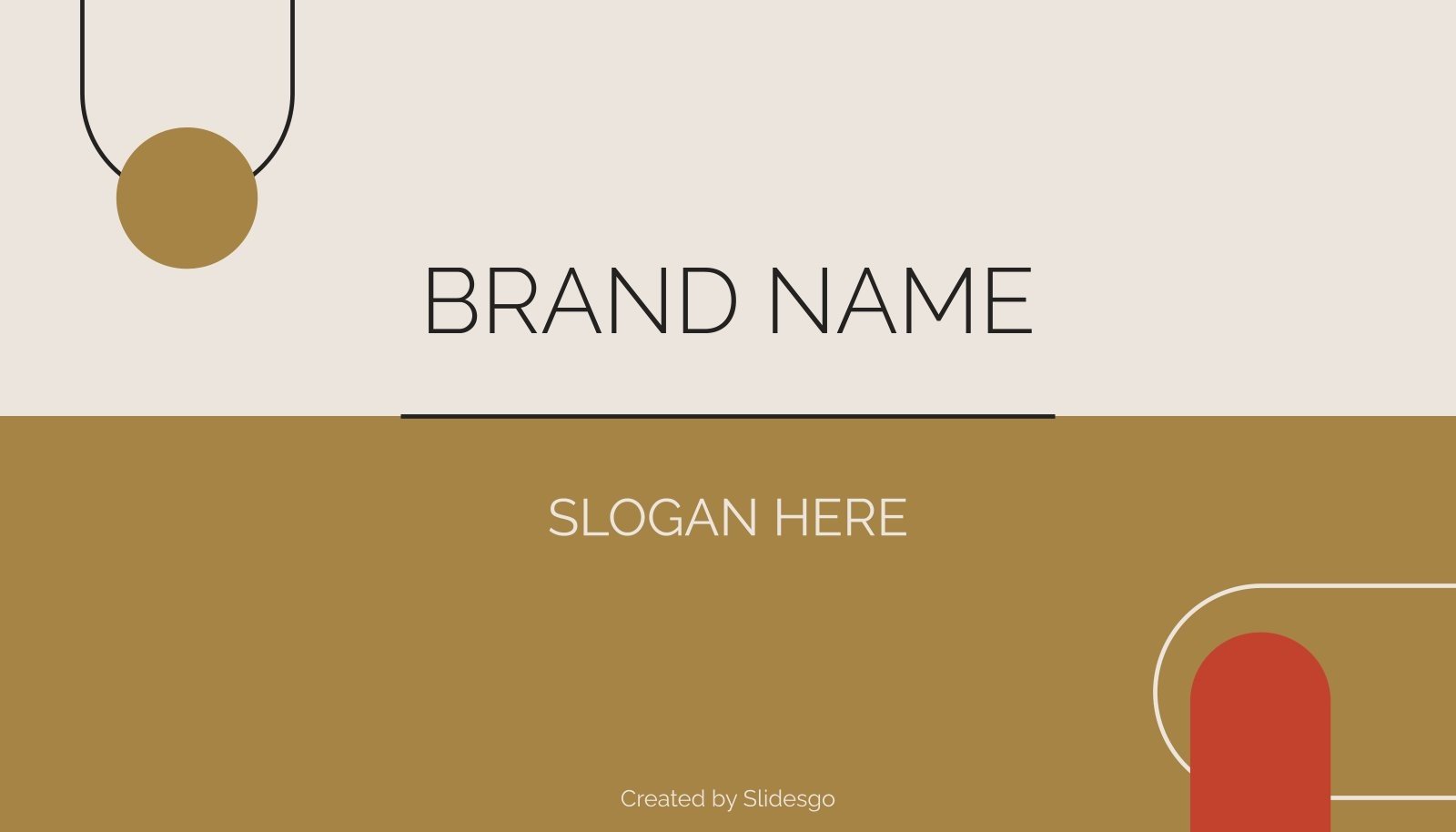 Simple Business Card Google Slides & PowerPoint template