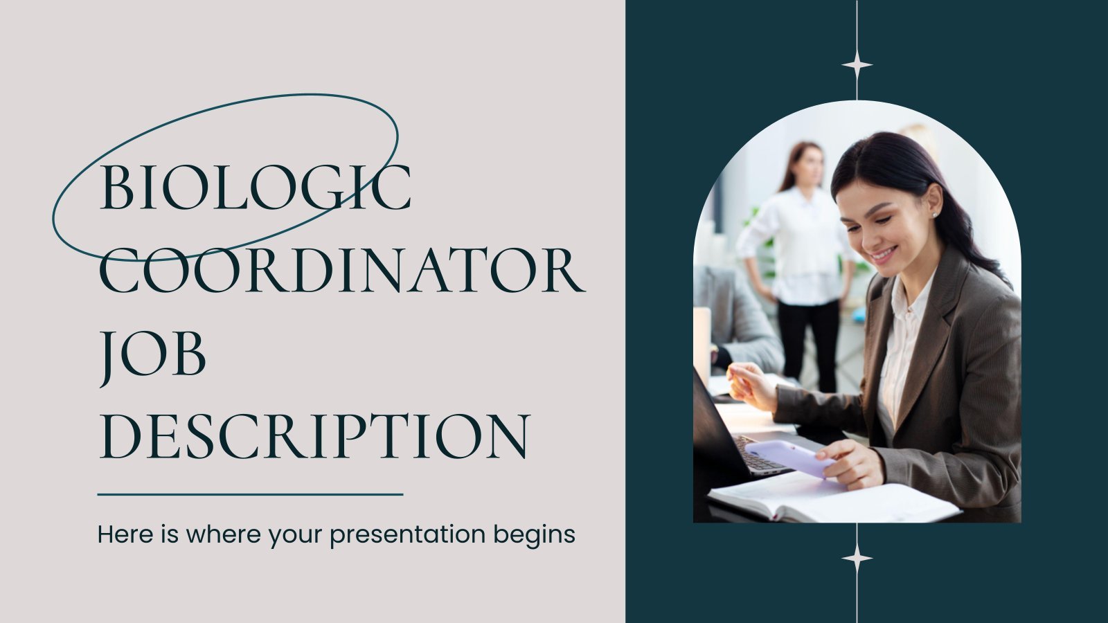 Biologic Coordinator Job Description presentation template 