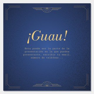 Art Deco Old Book Style for Social Media presentation template 