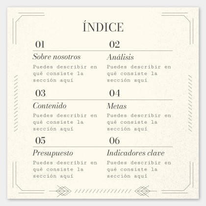 Art Deco Old Book Style for Social Media presentation template 