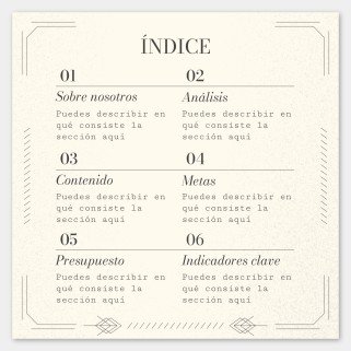 Art Deco Old Book Style for Social Media presentation template 