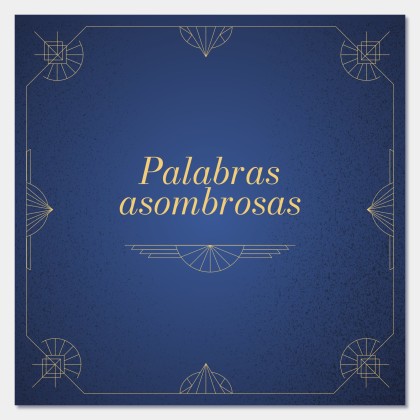 Art Deco Old Book Style for Social Media presentation template 