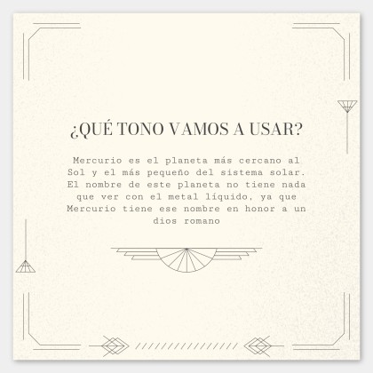 Art Deco Old Book Style for Social Media presentation template 