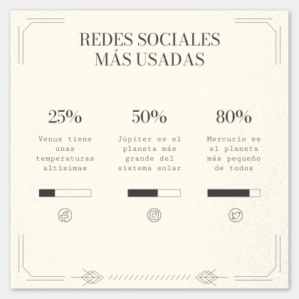 Art Deco Old Book Style for Social Media presentation template 