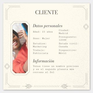 Art Deco Old Book Style for Social Media presentation template 