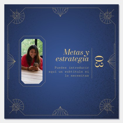 Art Deco Old Book Style for Social Media presentation template 