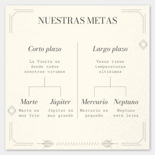 Art Deco Old Book Style for Social Media presentation template 