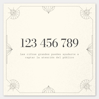 Art Deco Old Book Style for Social Media presentation template 