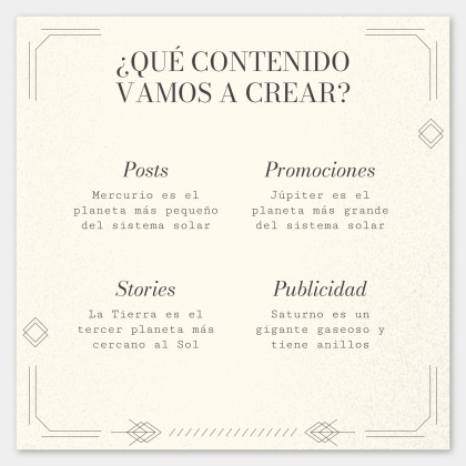 Art Deco Old Book Style for Social Media presentation template 