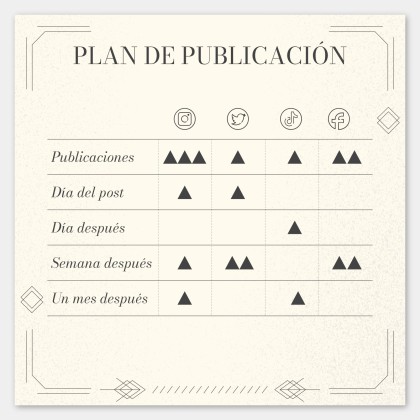 Art Deco Old Book Style for Social Media presentation template 