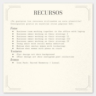 Art Deco Old Book Style for Social Media presentation template 