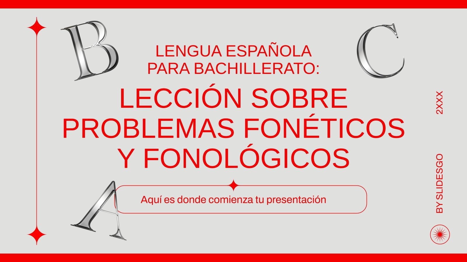 Spanish Phonological Isssues for High School Google Slides