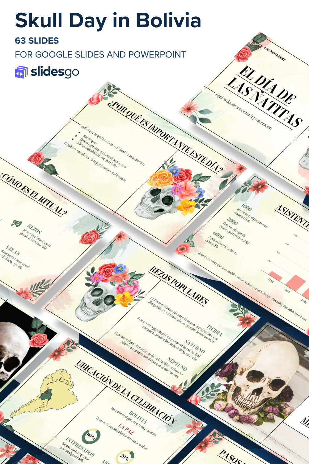 Skull Day in Bolivia | Google Slides & PowerPoint Template
