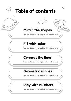 Art Subject for Pre-K: My Creative Journal presentation template 