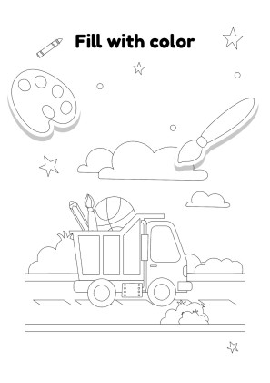 Art Subject for Pre-K: My Creative Journal presentation template 