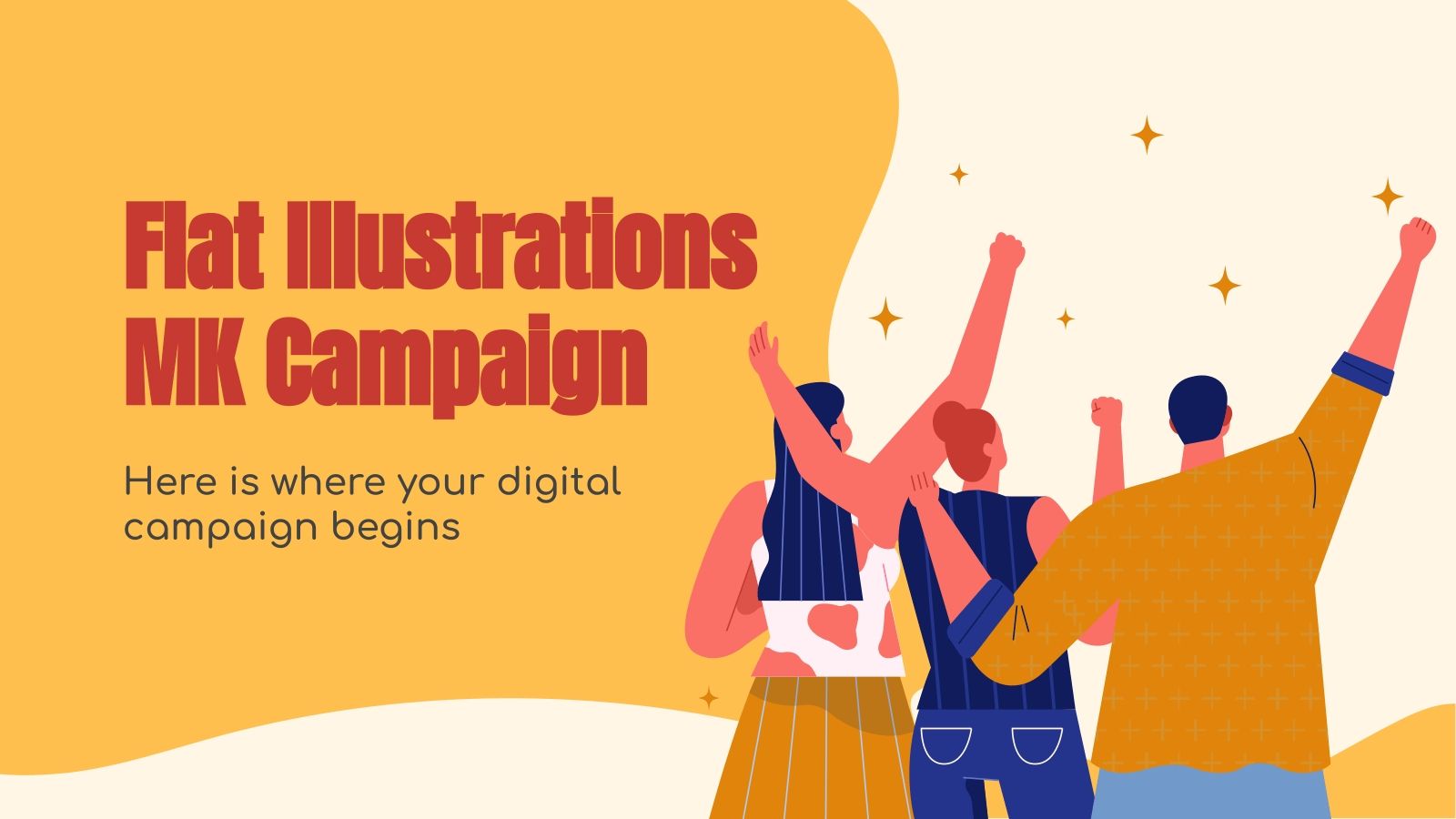 Illustrations pour campagne MK Modèles de présentation