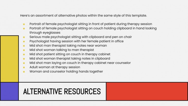 Psychology Office for Therapy Sessions presentation template 