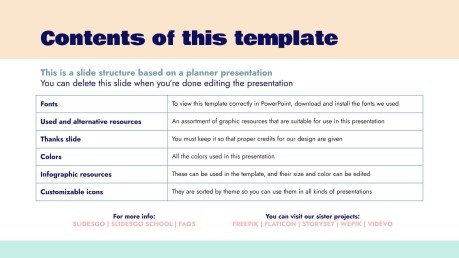 Event Timelines & Schedules for Business presentation template 