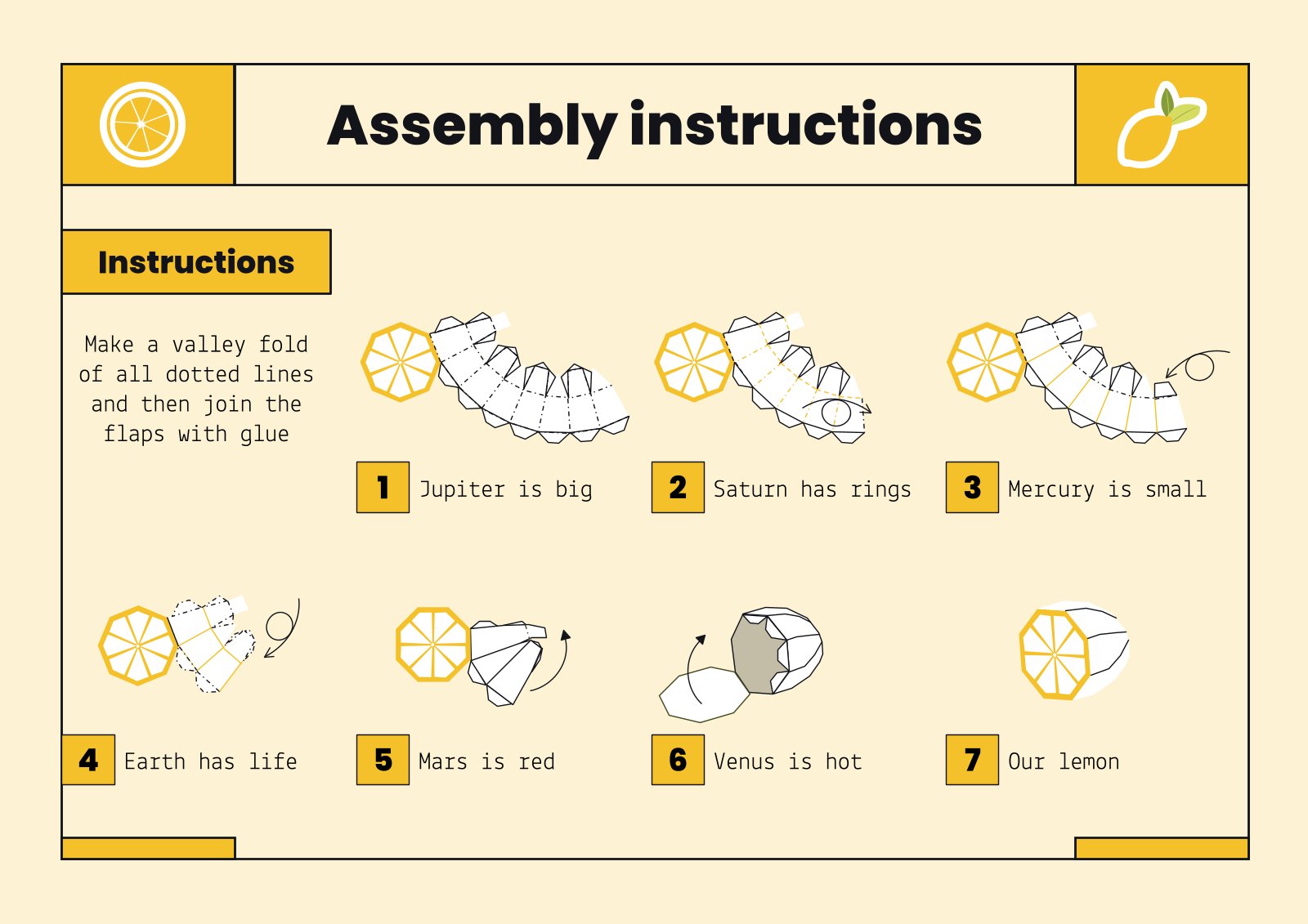 World Origami Day - Printable Origami Fruits | Google Slides