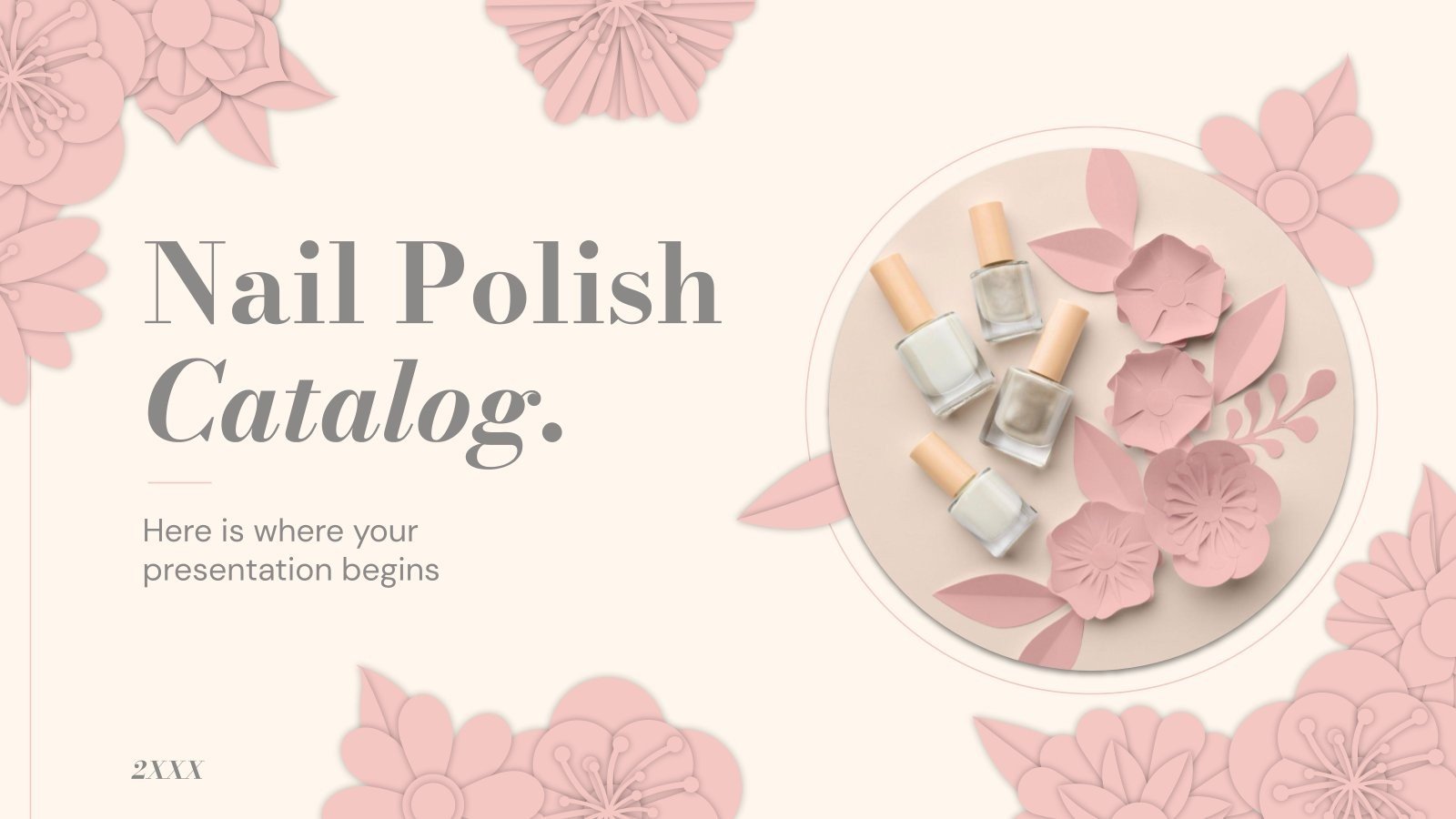 Nail Polish Catalog Google Slides & PowerPoint