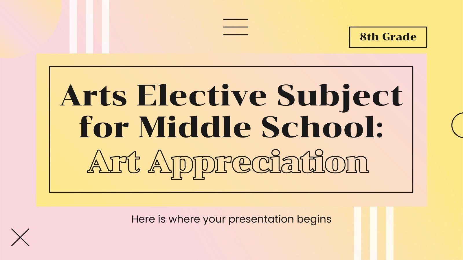Arts Elective Subject for Middle School Art Appreciation