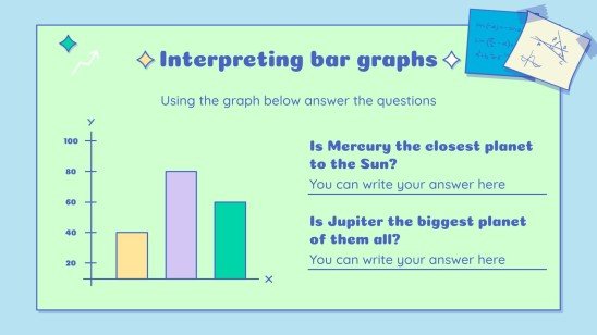 Math Subject for Elementary - 5th Grade: Data Analysis presentation template 