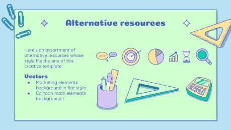 Math Subject for Elementary - 5th Grade: Data Analysis presentation template 