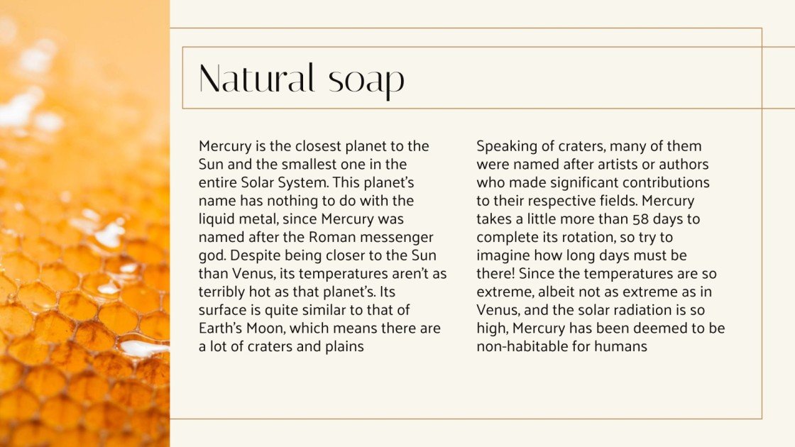 Handmade Soap Tutorial Google Slides & PowerPoint